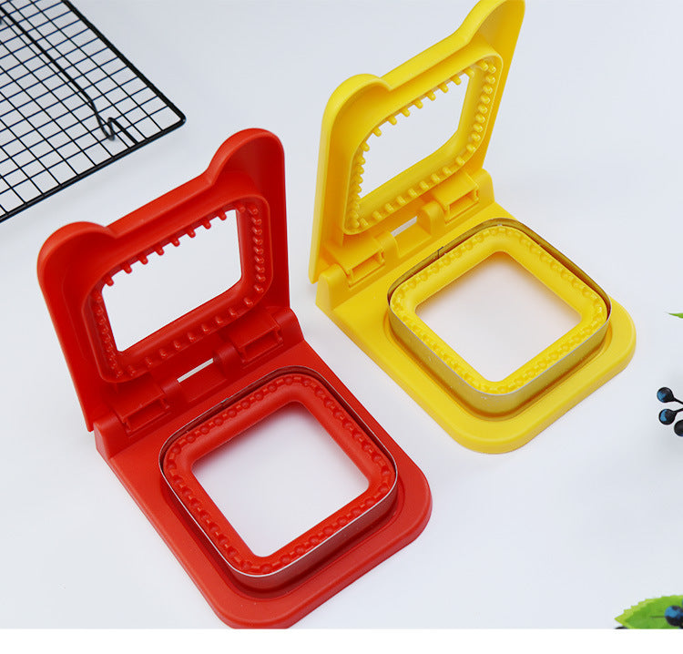 Molde para hacer sándwich, cortador dobladillo cuadrado sándwich utensilios de cocina