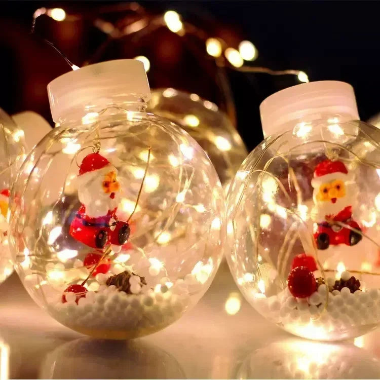 Luces de Navidad para Ventanas ⛄🎅 – Ambiente Cálido y Festivo