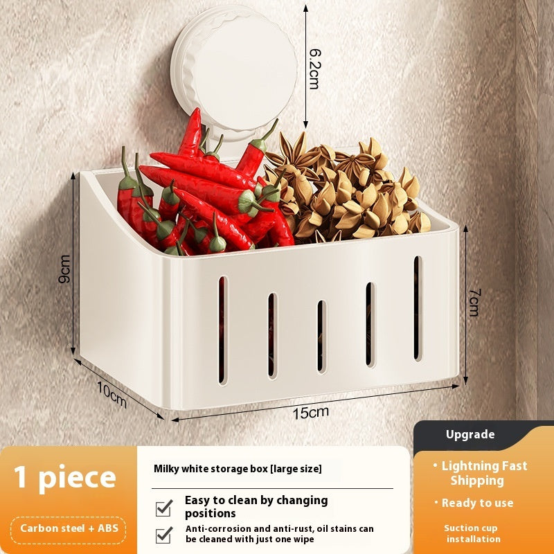 Organizador de Cocina Multifuncional – Canasta de Succión Desmontable para verduras