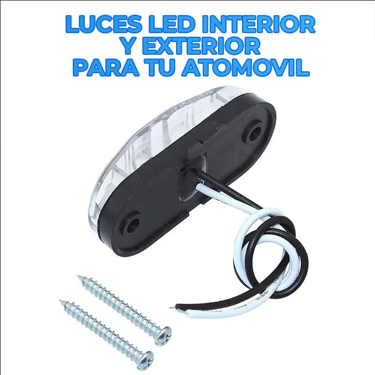 Luz LED de Posición para Vehículos 12V/24V – Alta Resistencia + Fácil Instalación