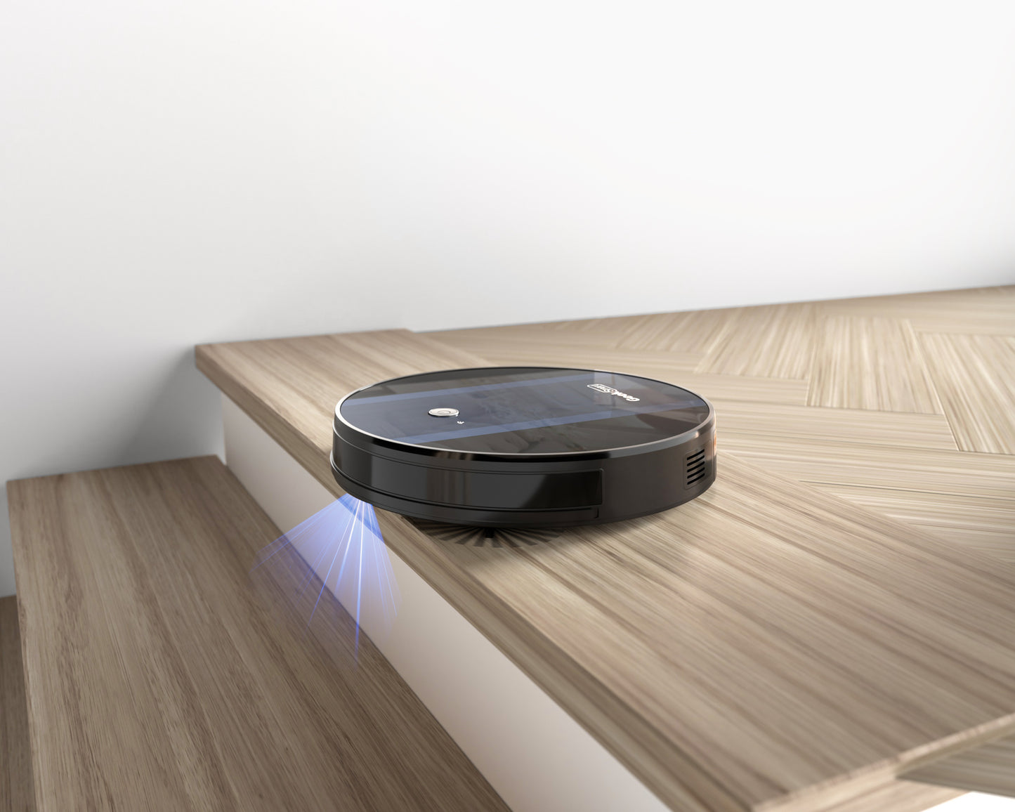 Robot aspirador inteligente Geek G6 Plus, ultrafino, fuerte succión de 1800 Pa, autocarga automática, conectividad WiFi, control de aplicaciones