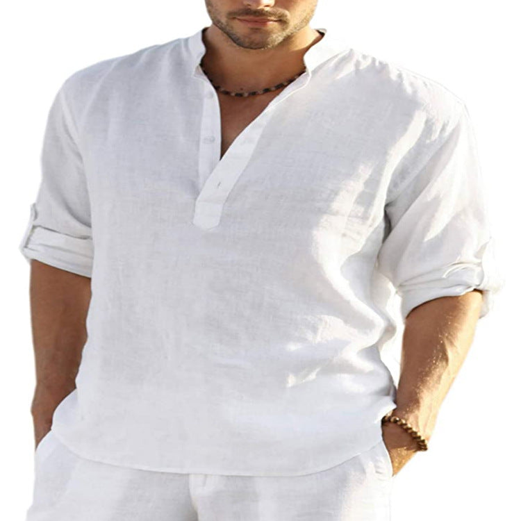 Camisa de Lino para Hombre | Ligera y Transpirable algodón de calidad
