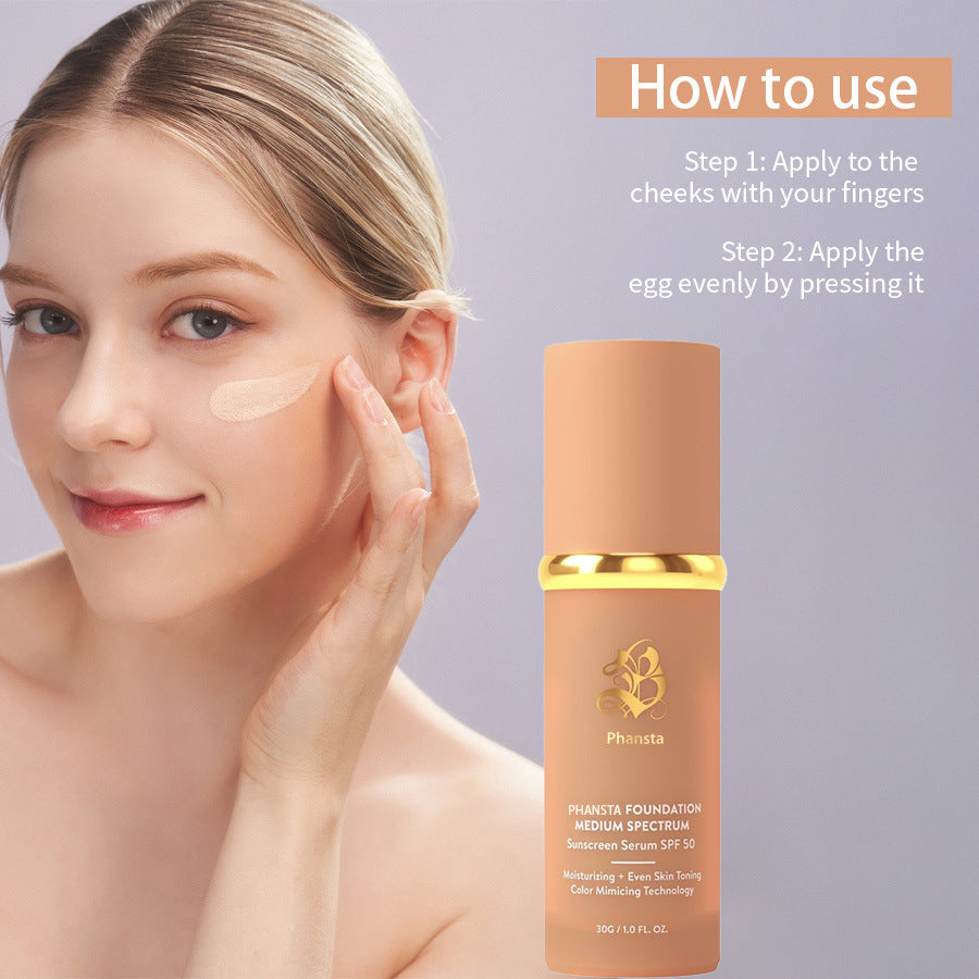Base correctora biónica que cambia de color 4 en 1 Base hidratante reparadora