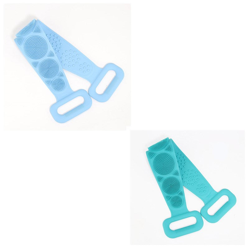 Toalla frotadora para tu cuerpo, toalla de silicona para frotar tu cuerpo, cepillo capilar