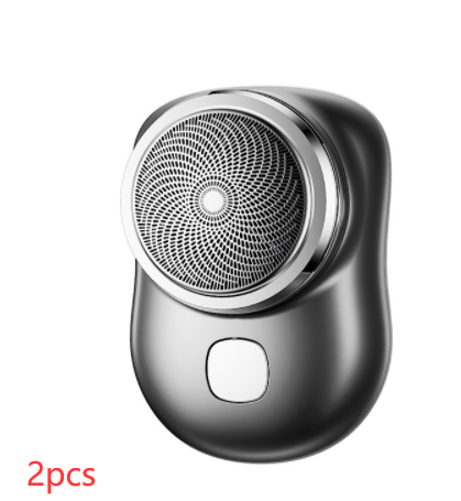 Mini afeitadora inalámbrica, portátil para hombre, recargable por USB, máquina de afeitar de tamaño pequeño, indolora, húmeda y seca