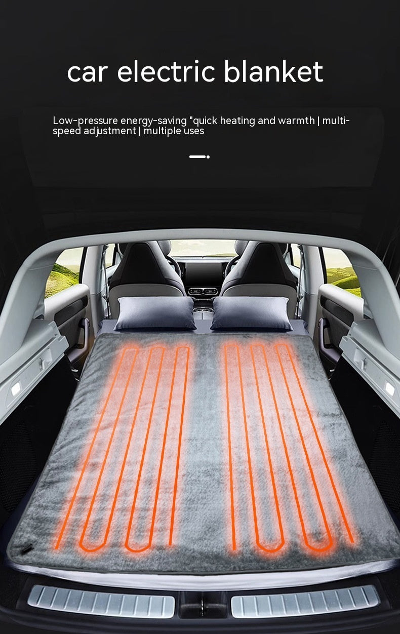 "Manta Eléctrica para Auto 12V – Calefacción Portátil para Cuerpo y Piernas"