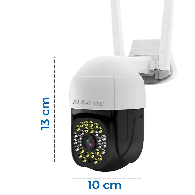 Cámara IP WiFi inalámbrica para exteriores de 3 MP con visión nocturna