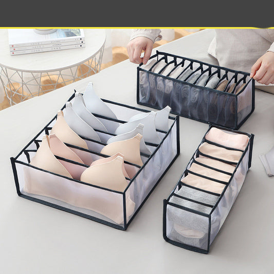 Caja de almacenamiento de malla plegable, ideal para guardar cosas del hogar, orden de armarios y más.