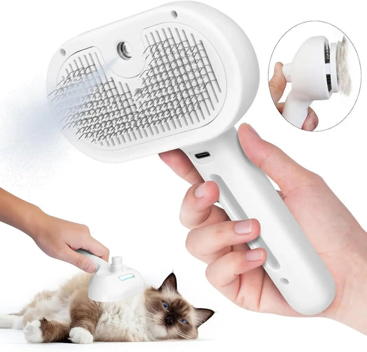 Cepillo con Rociador para Perros y Gatos –  Cepillo para el Cuidado Profesional en Casa
