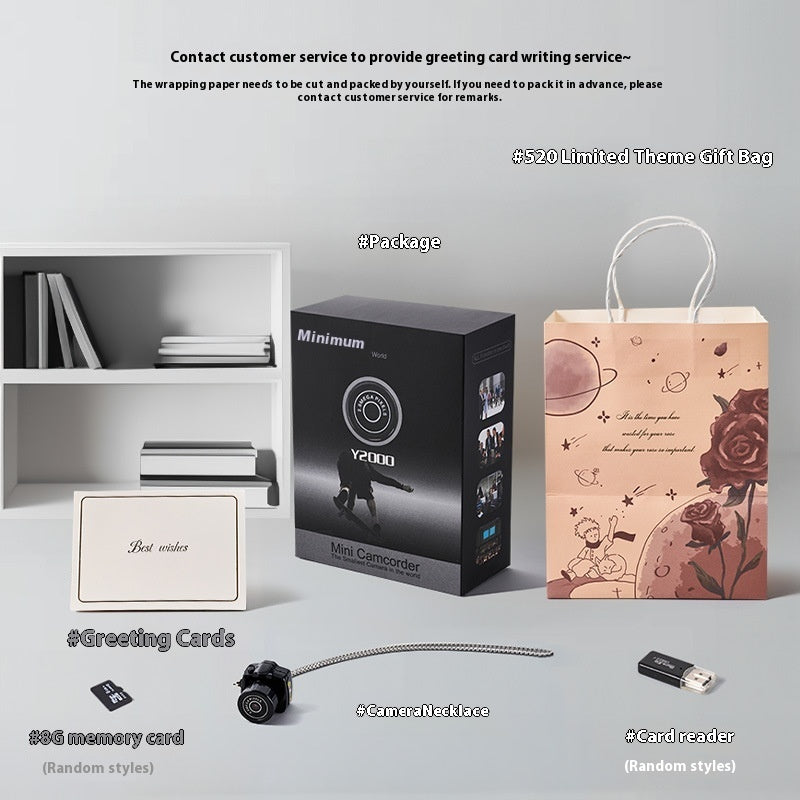 Mini Cámara HD para colgar en el cuello – ¡Tu vida en imágenes, en cualquier momento!