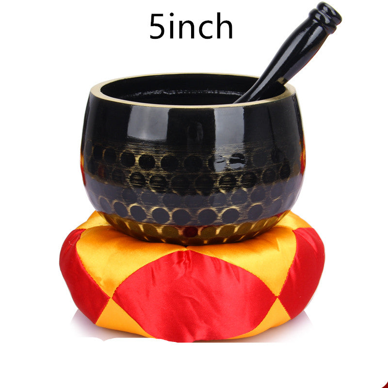 Cuenco, Carillón de cobre de loto japonés, kit de meditación, cuenco japones