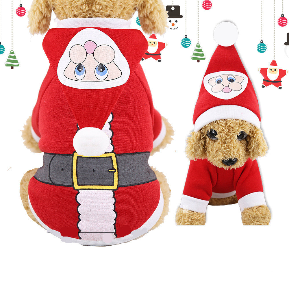 Ropa navideña para mascotas cálida y todos los talles