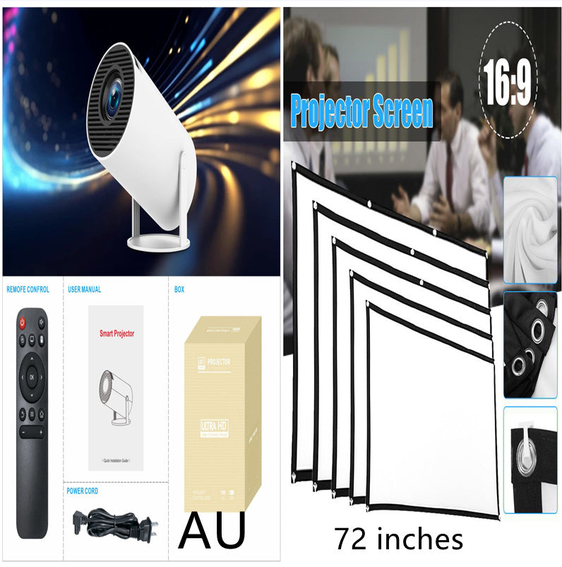 Proyector profesional HY300 para cine en casa, entretenimiento, proyector pequeño portátil