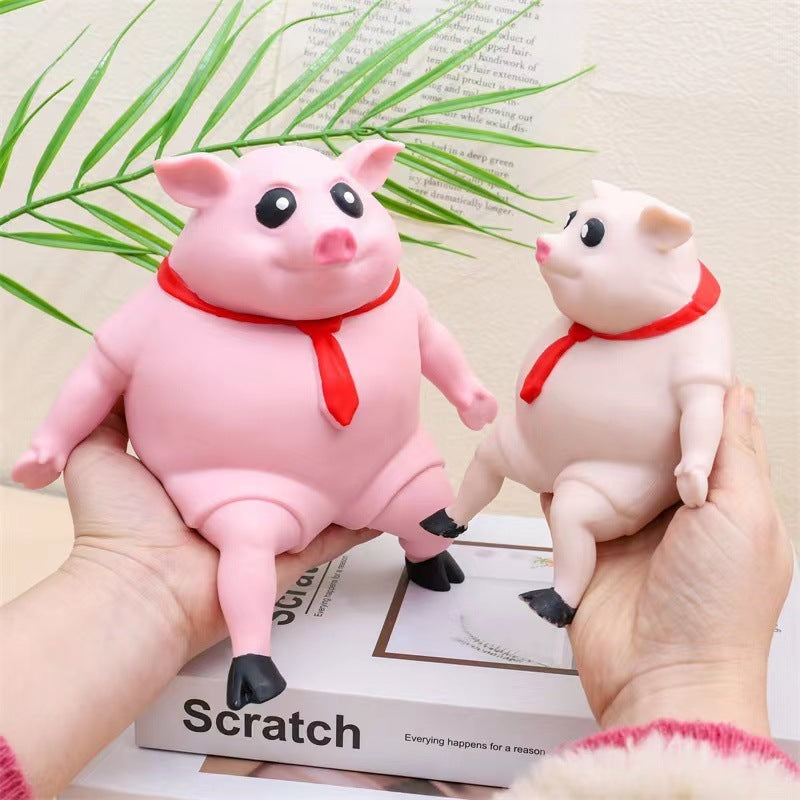 Cerditos rosados para apretar, juguetes antiestrés, lindos animales para apretar, adorable cerdito, juguete antiestrés para el Día del Niño, regalo para niños.
