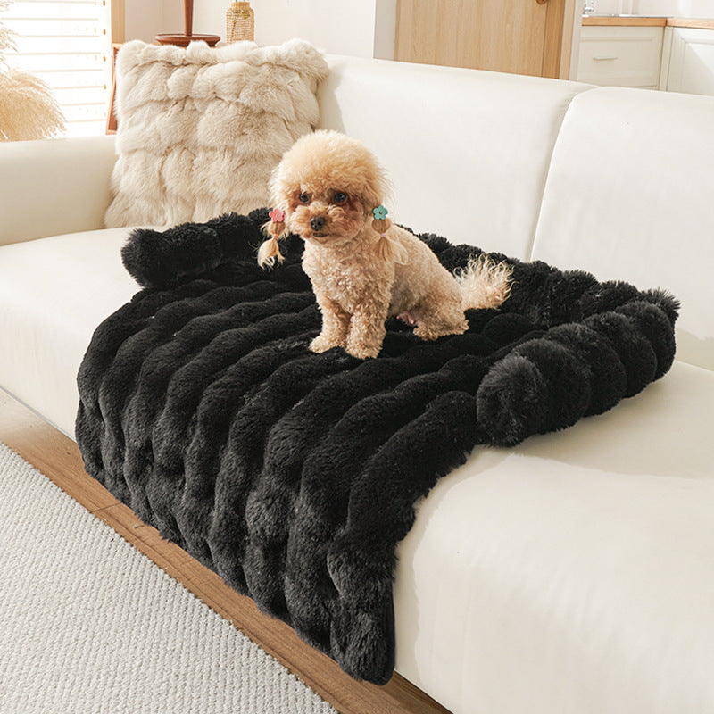 Alfombrilla de invierno para perros, gruesa, térmica y antideslizante.