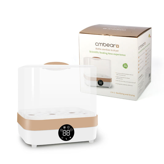 Esterilizador y secador de 10 biberones, máquina esterilizadora con pantalla LED, calentador de biberones para leche materna, Esterilizador de productos de bebés