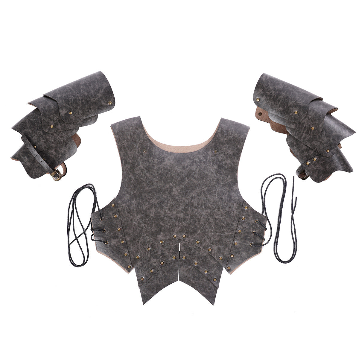 Chaleco de Caballero; Accesorios de Halloween; para traje Armadura de cuero