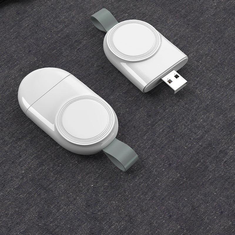 Cargador inalámbrico portátil para Apple Watch, estación de carga, soporte, cargador USB