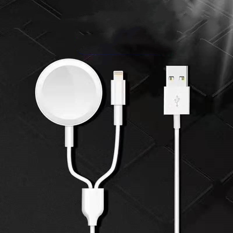 Cargador inalámbrico portátil para Apple Watch, estación de carga, soporte, cargador USB