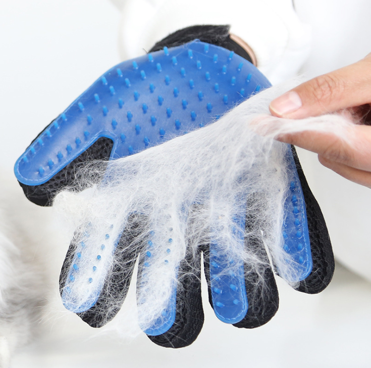 Guante para Peinar a tu mascota, cepillo ideal para retirar del pelo de perros y gatos