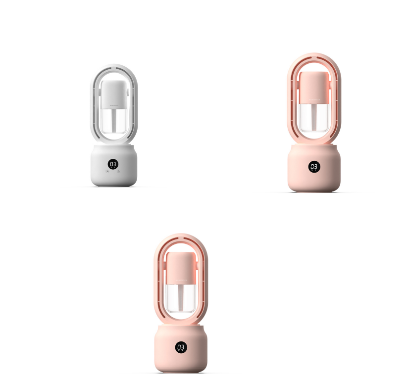 Ventilador eléctrico de niebla pulverizada refrigerado por agua de verano, humidificador de aire inalámbrico portátil recargable por USB, ventilador de mesa sin aspas