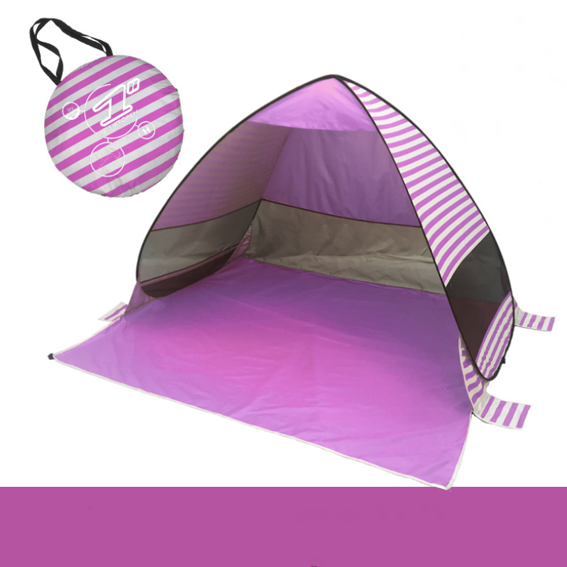 Tienda de playa, cómoda y fácil de armar, protección de rayos uv y vientos del mar; de fácil manejo, resistente al agua, arena y cualquier afectación natural del ambiente