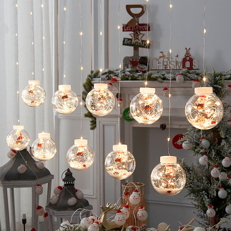 Luces de Navidad para Ventanas ⛄🎅 – Ambiente Cálido y Festivo