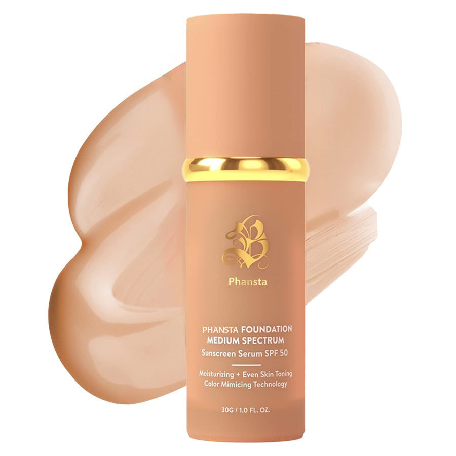Base correctora biónica que cambia de color 4 en 1 Base hidratante reparadora