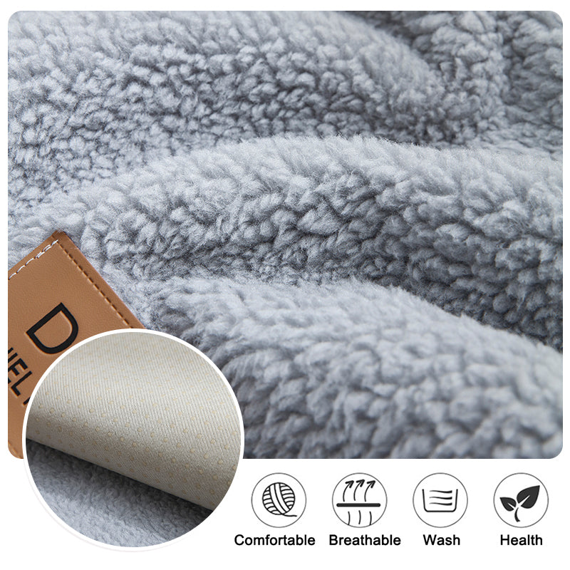 Funda de lana para sofá ideal para este inverno, fundas de sofá suaves y lisas de felpa gruesa para sala de estar