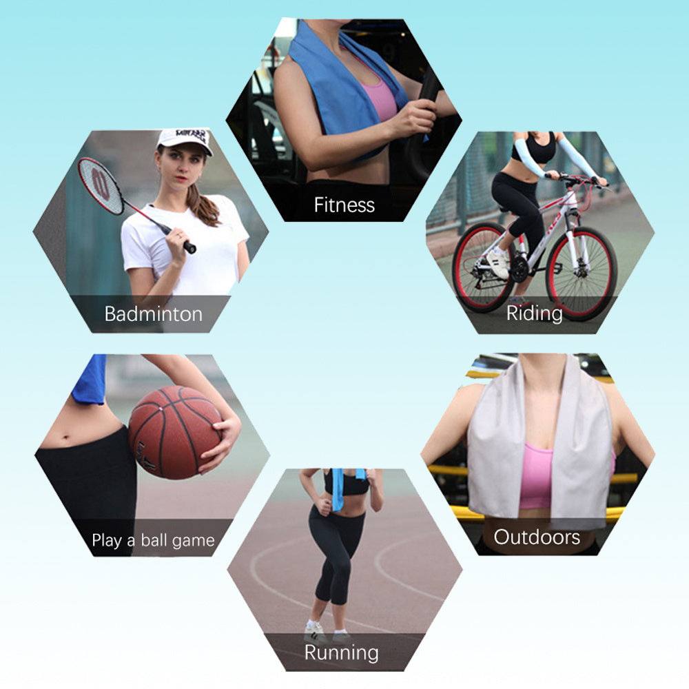 Toalla de microfibra Refrescante Multiusos – Ideal para Piscina, Gimnasio y Verano