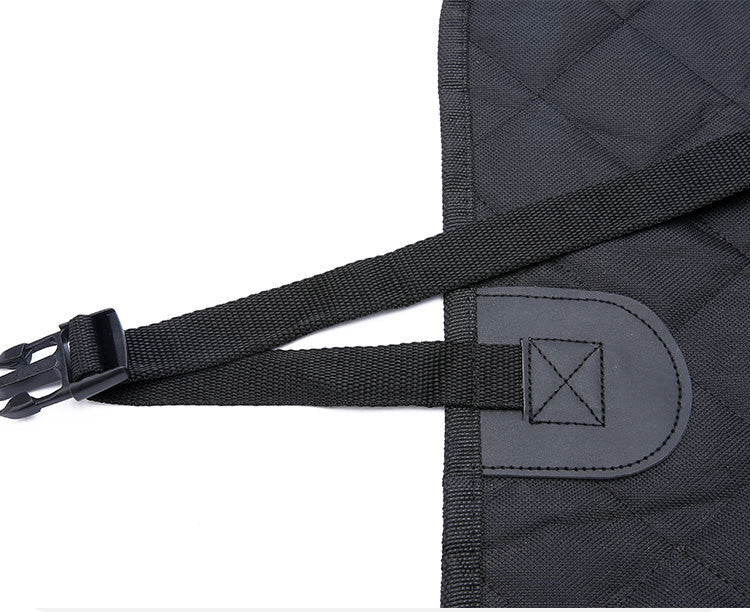 Protector para asiento del automovil para perros, hamaca transportadora de mascotas de malla, Protector de seguridad, alfombrilla para asiento trasero de coche con cremallera y bolsillo para viaje