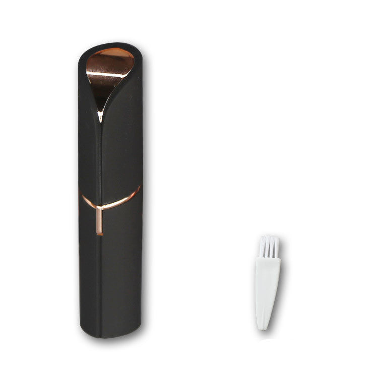Mini máquina eléctrica de depilación para mujer, afeitadora de lápiz labial, recortadora de cejas