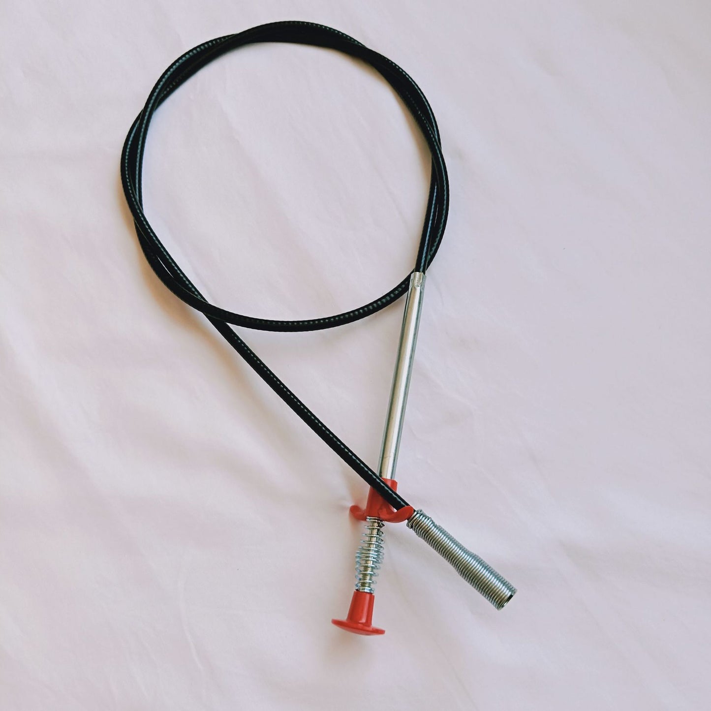 Desbloqueador de tuberías de pellizco manual , herramienta de dragado de tuberías de resorte para dragado de alcantarillado y paso de cocina
