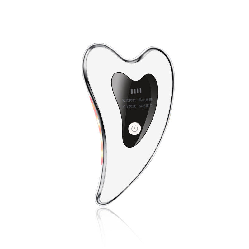 Guasha-masajeador eléctrico recargable por USB, masajeador facial para tratar flacidez y arrugas,