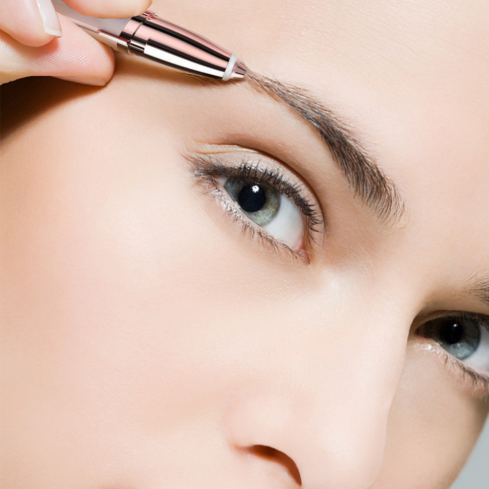 Removedor de pelos, para modelar y afinar cejas, eléctrico Flawless Brows, embellecedor y diseño de cejas