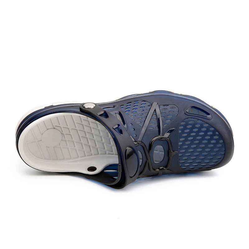 Tenis de agua para hombres, zapatos de agua ideales para reposo al aire libre; chanclas de agua antideslizantes y ligeras