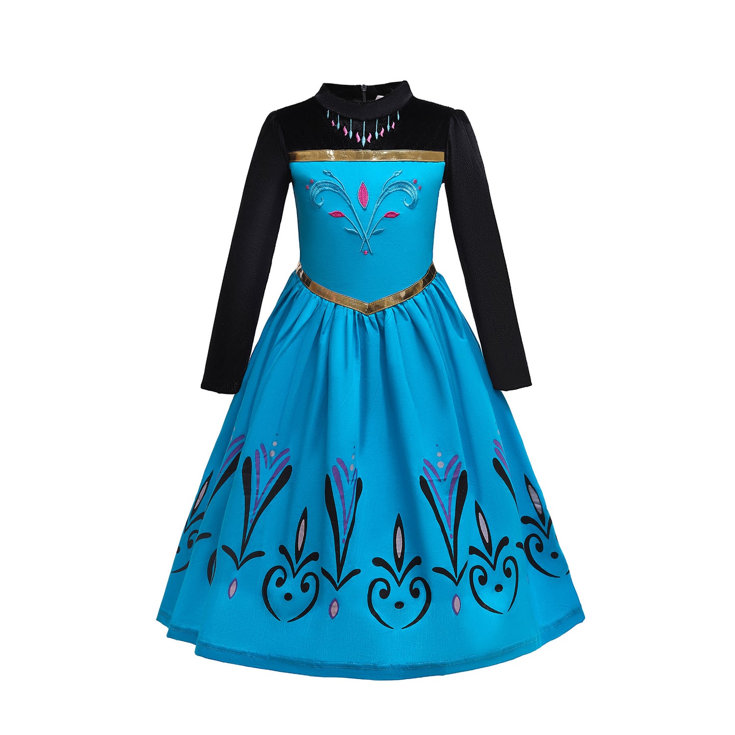 Vestido de manga larga para niña princesa de Halloween, Princesa de cuento de Hadas