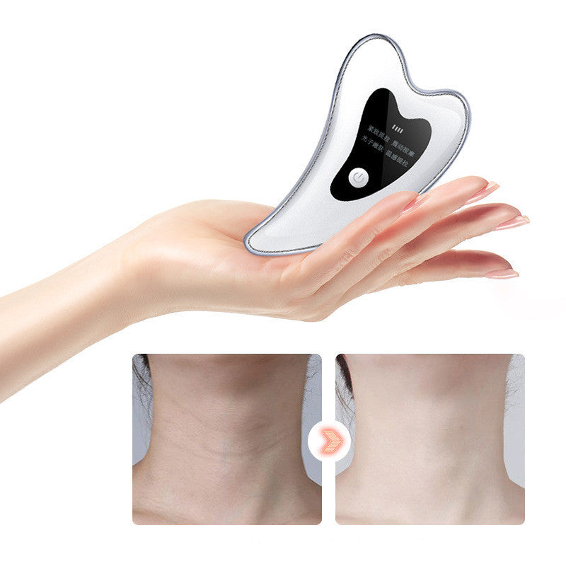 Guasha-masajeador eléctrico recargable por USB, masajeador facial para tratar flacidez y arrugas,