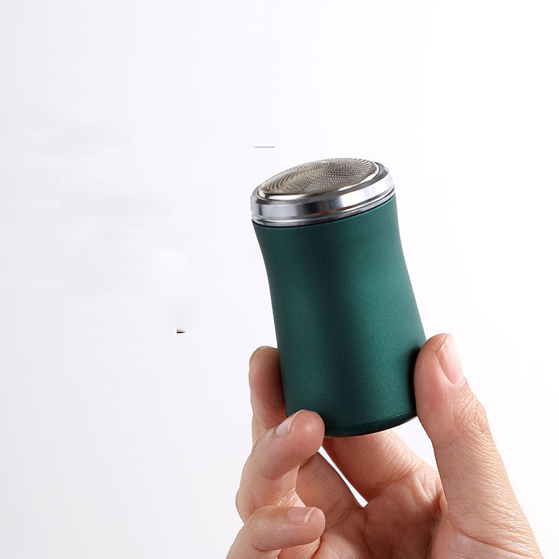 Mini afeitadora eléctrica ligera y transportable, afeitadora para hombres de tres cabezales, autonomía de 60 minutos