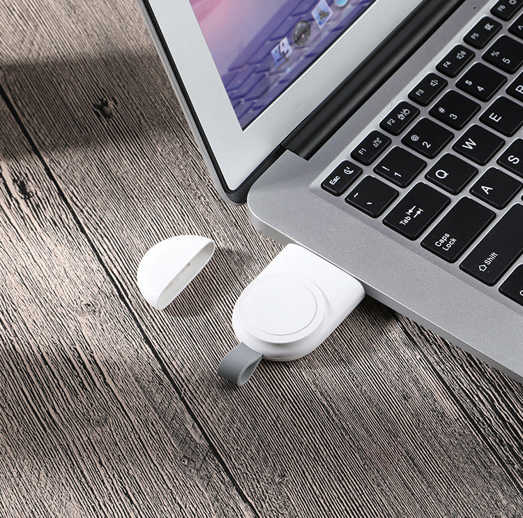Cargador inalámbrico portátil para Apple Watch, estación de carga, soporte, cargador USB