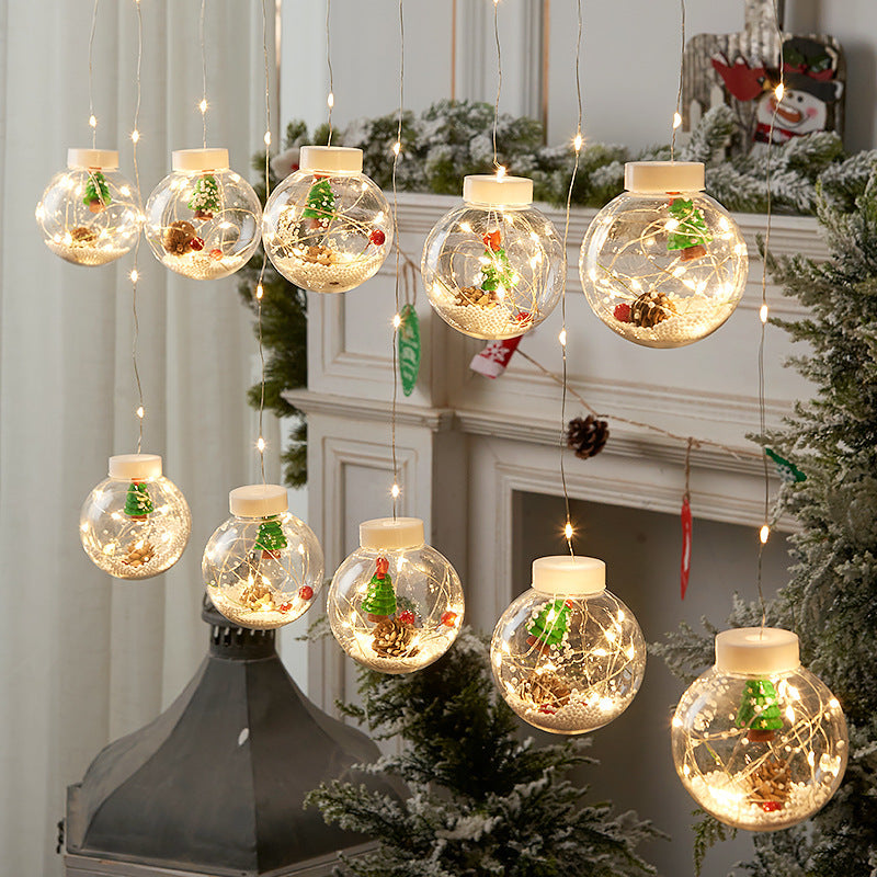 Luces de Navidad para Ventanas ⛄🎅 – Ambiente Cálido y Festivo