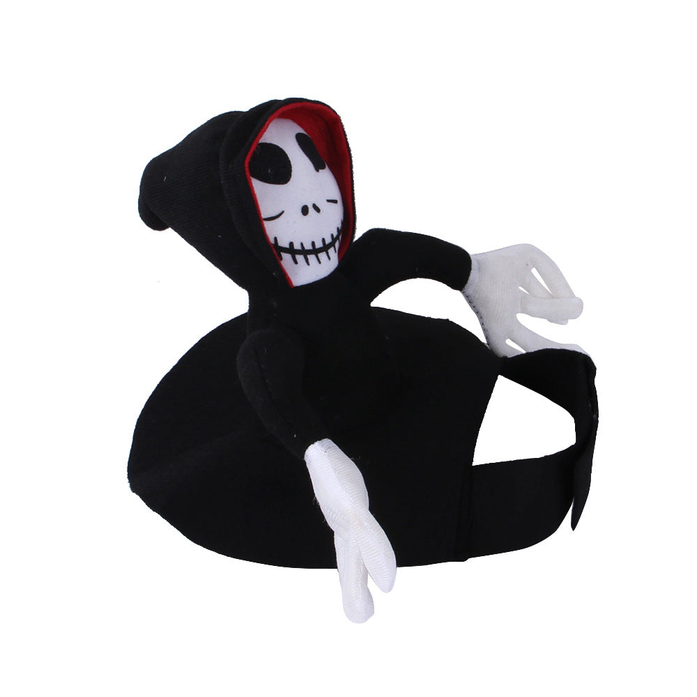 DIVERTIDO disfraz de COSPLAY para mascotas, decoración para mascotas de Halloween, ropa para mascotas de Halloween, chaleco de calabaza araña
