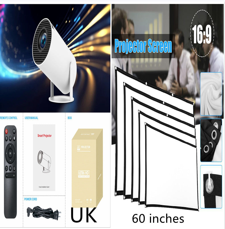Proyector profesional HY300 para cine en casa, entretenimiento, proyector pequeño portátil