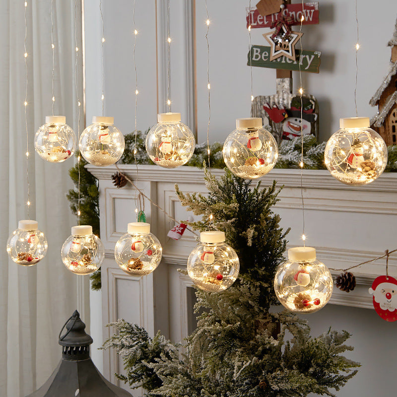 Luces de Navidad para Ventanas ⛄🎅 – Ambiente Cálido y Festivo