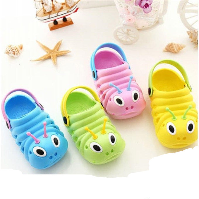 zapato de playa para niños, tenis de playa para los más chiquitos de la casa, hermosos motivos gusanito