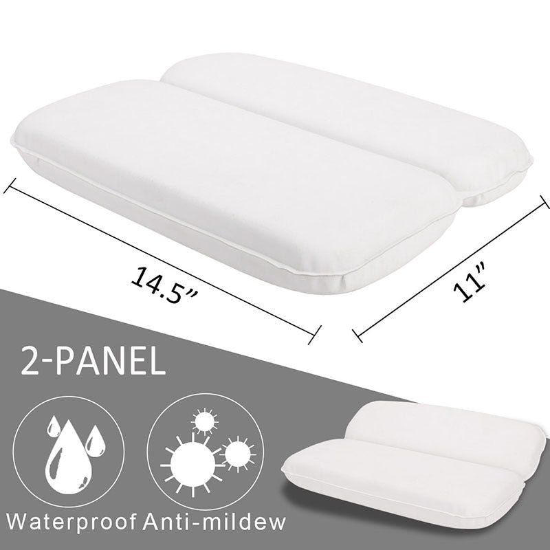 SPA, Almohada para bañera, ventosa antideslizante, impermeable y a prueba de moho, suave y Cómodo, experiencia de baño relajante