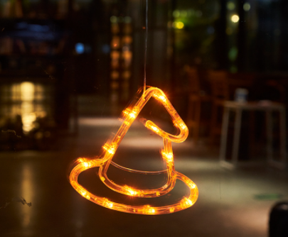 Luces LED colgantes para ventana de Halloween, araña, calabaza, fantasma colgante, luces de atmósfera de terror, decoración del hogar