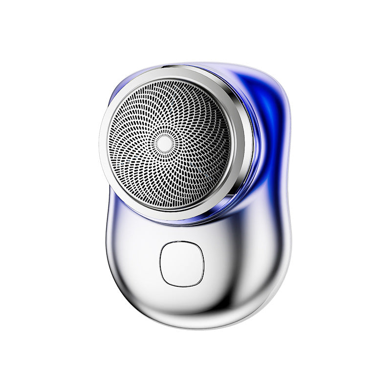 Mini afeitadora inalámbrica, portátil para hombre, recargable por USB, máquina de afeitar de tamaño pequeño, indolora, húmeda y seca