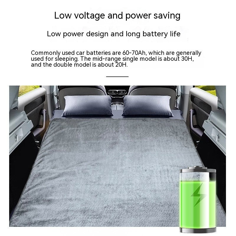 "Manta Eléctrica para Auto 12V – Calefacción Portátil para Cuerpo y Piernas"
