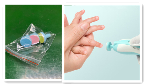 Pulidor de uñas eléctrico multifuncional anti arañazos para bebés y niños, recortadora 6 en 1 eléctrica